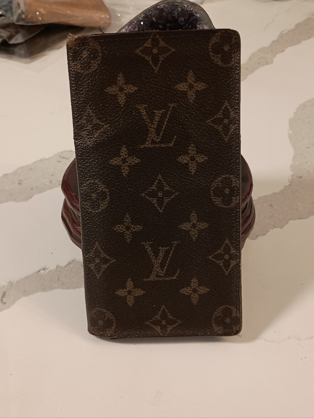 Authentic Louis Vuitton Monogram Long Billfold Wallet Card Holder/Checkbook